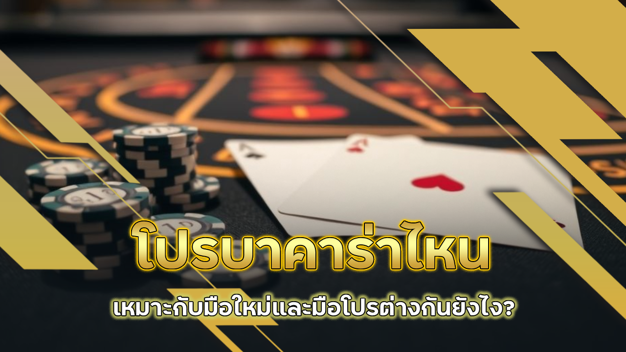 โปรบาคาร่า rgb789 ไหนเหมาะกับมือใหม่และมือโปรต่างกันยังไง?